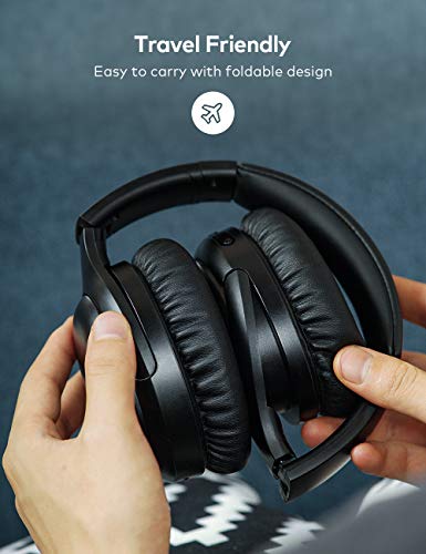 image for Active Noise Cancelling Headphones Bluetooth Headphones Wireless Headp