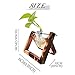 HUABEI Plant Terrarium Wooden Stand Love Shape, Air Planter Bulb Glass Vase Metal Swivel Holder Retro Tabletop Hydroponics Home Garden Office Decoration – 1 Bulb Vasethumb 4
