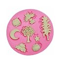 Cute Animal Plant Silicone Mould Cake Decorating Silicone Mold For Fondant Candy Crafts Jewelry PMC Resin Clay