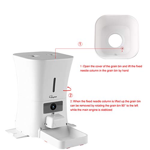 SKYMEE 8L/12L Smart Automatic Pet Feeder Food Dispenser for Cats & Dogs