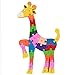 DD Wooden Educational Preschool Jigsaw Puzzles Winding Giraffe Toys Letter & Numbers Puzzle,Puzzles for Toddlers/ Kids/Children,Christmas Gift Toy for age 3 4 5 Years Old and Up