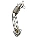 Bolt On Passenger Side Up-Pipe w/ Gaskets Fit For LB7 LLY LBZ LMM LML 6.6L Sliver