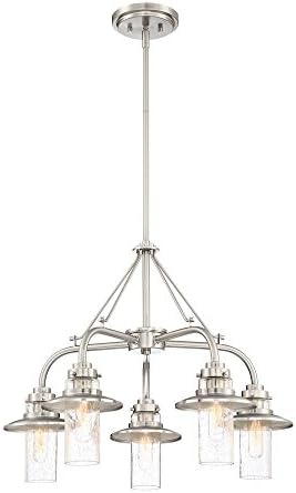 DESIGNERS FOUNTAIN91585-SP Chandelier, Satin Platinum