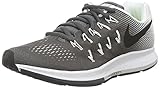 NIKE Women's Air Zoom Pegasus 33 Running Shoe Dark Grey/White/Black 831356-002 (8.5)