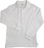 French Toast School Uniform Boys Long Sleeve Interlock Knit Polo Shirt
