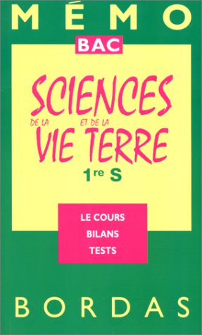 Sciences de la vie et de la terre, 1re S