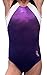 D&M Gymnastics Leotard, Adult XS, Purple, White, Black