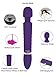 Vibrating Clitoris Massage Vibrator for Women or Couples Masturbation by MoN | Sex Toy Clit G-Spot Stimulation Massager - Rechargeable, Waterproof, Powerful Motor - Purple