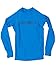 O'Neill Wetsuits UV Sun Protection Youth Basic Skins Long Sleeve Crew Sun Shirt Rash Guard, Bright Blue, 6