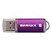 SIMMAX 5Pcs 8GB USB Flash Drive USB 2.0 Flash Drive Memory Stick Fold Storage Thumb Stick Pen(Five Mixed Colors: Black Blue Green Purple Red)(Mix Color1)