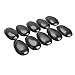 Ear Cover Shield Protector - TOOGOO(R) 10 Pairs Black Plastic Hairdressing Dye Coloring Ear Cover Shield Protector