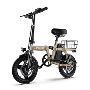 【2026 新登場】AINOHOT 電動アシスト自転車 amoru A14 折りたたみ ミニベロ 9重サスペンション 14インチ