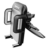 Mpow 051 Car Phone Mount, CD Slot Car Phone Holder, Car Mount with Three-Side Grips and One-Touch Design Compatible iPhone 11/11Pro/11Pro Max/Xs MAX/XR/XS/X/8/8Plus, Galaxy S10/S10+/S10e/S9/S9+/N9/S8