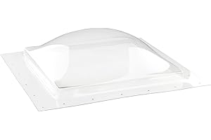 RecPro RV Skylight Outer Dome | 14" x 14" Universal Outer Skylight (Clear)
