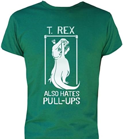 That Funny Shirt T Rex Also Hates Pull UPS-Funny Humorours Shirt As Seen On Flash TV Show (Small)