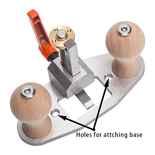 Admini Router Plane High Configuration Hand Router Plane with Depth Stop and Holes for Base