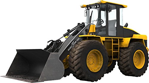 36" Bull Dozer #1 Wall Sticker Decal Graphic Art Childrens Toy Play Room Heavy Machinery Outdoors Game Man Cave Bedroom Office Living Room Decor New