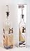 Ellora Farms, Atlas Chef Pourer, Cruet Glass Bottle, Suitable for Oils, Vinegar, Dressing, 17 Oz. capacity, Stainless Steel Pourer, Gift Bottle in Box