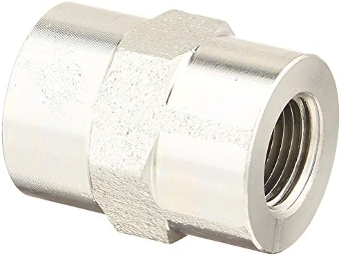 Eaton Weatherhead C3309X8X6 Carbon Steel Fitting, Reducing Coupling, 1/2" x 3/8" NPT Female
