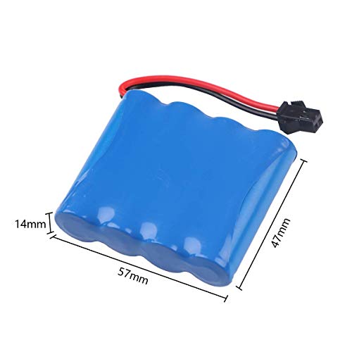 Innovateking 4.8V 1400mAh Battery Pack SM Plug for RC Car Spare Parts Accessories - Thumbnail 5
