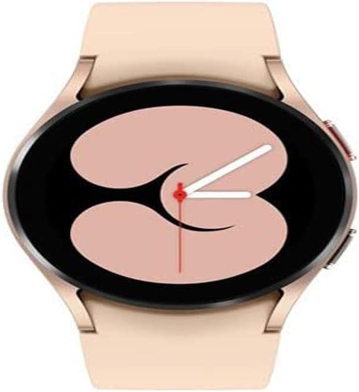 Samsung Galaxy Watch 4 40mm SM-R860 Pink Gold Sport Band (Renewed)