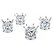 Bling Car Decor Princess Crown Tire Air Valve Stem Caps, Crystal Crown Car Decoration for Auto Tire/Wheel, Bling Car Accessories for Women, Rhinestone Car Bling Accessory (Crown)