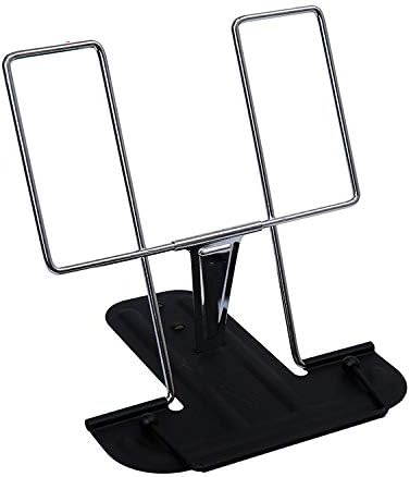 Gold Happy 1pc Portable Foldable Adjustable Bookend Stand Reading Book Stand Document Holder Base Reading Book Shelf Bookend Reading