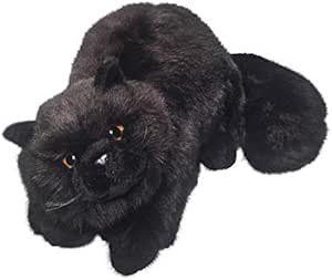 gato negro de peluche