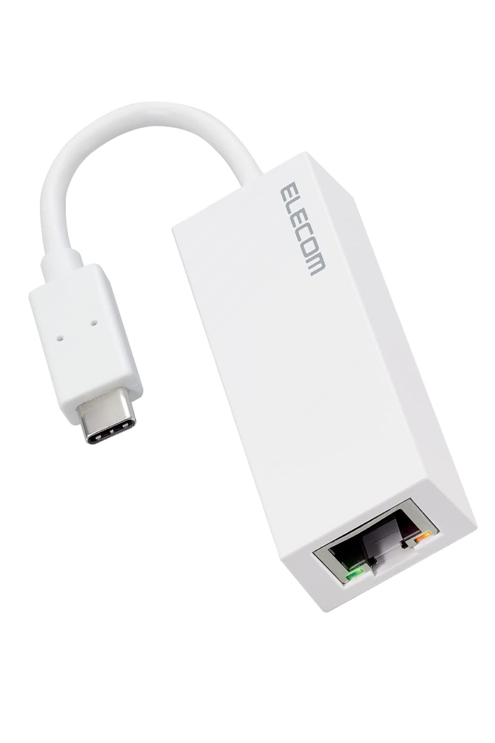 エレコム 有線LANアダプター USB-C 1Gbps ギガビットイーサネット USB3.2(Gen1) Windows Mac 対応 ホワイト EDC-GUC3V2-W商品画像