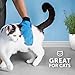 Pet Grooming Glove + Reversible Lint Brush – Deshedding Glove Pet Hair Remover for Furniture and Bath | Cat & Dog Hair Removal Mitt for Shedding | Gentle Grooming Dog Brush Tool for Face Undercoat Fur