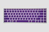 Silicone Laptop Keyboard Cover Skin Protector for Dell XPS L502 L502x, Inspiron M5040 N5040 N5050 N4110 N4120 N4050 N411z 7520 5420, Vostro 3350 V3350 3450 V3450 V3460 3550 3555 V1440 V1450 V131 US Layout (Purple Semitransparent)
