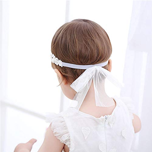 Baby Girls Headbands, AOKE Chiffon Flower Lace Band Hair Accessories for Newborns, Toddlers and Children