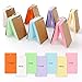 350 Pieces 3.5 x 2.2 Inches Multicolor Kraft Paper Binder Ring Easy Flip Flash Card/Study Cards/Memo Scratch Pads/Bookmark/Note Card/Index Card Stock/DIY Greeting Card(50 Sheets per Set)