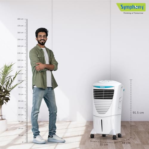 Symphony Enfriador de Aire Evaporativo Portatil de 31 litros Hi Cool i