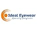 Ideal Eyewear Night Driving Wear Over Glasses Yellow Lens Fit Over Glasses (Black Frame with case, Medium)