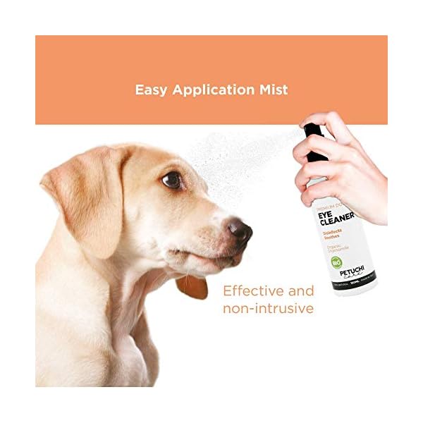 PETUCHI Eye Cleaner for Dogs Bio; Disinfects and Calms Irritated Eyes
