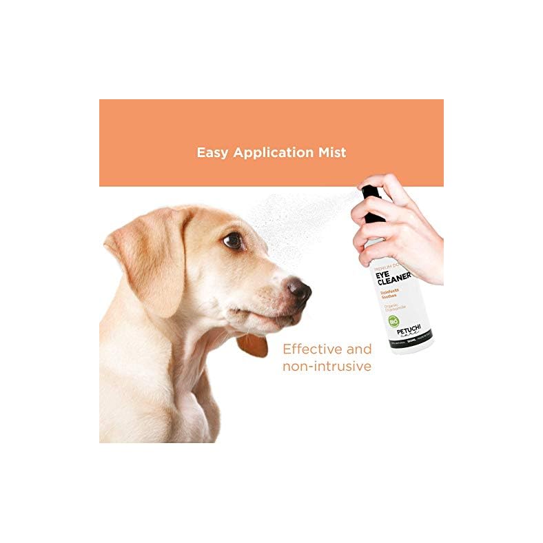 PETUCHI Eye Cleaner for Dogs Bio; Disinfects and Calms Irritated Eyes