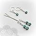 Fake Nipple Rings Clit Clamp Solid Sterling Silver Turquoise Body Jewelry