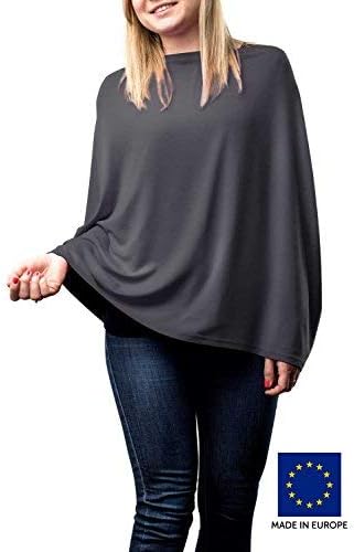 Nursing Cover – For Breastfeeding – Multi-functional, Soft & Breathable (Dark Grey)