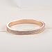 GuqiGuli ♥Valentines Day Gift♥ Pave Swarovski Elements Crystal Oval Bangle Bracelets with Silver/Gold /Rose Gold Plated, 7.4''