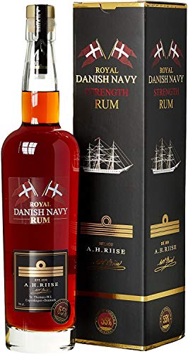 A.H. Riise Royal Danish Navy Strenght Rum 55% Vol. 0,7 Liter