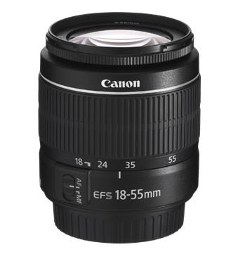 Canon EF-S 18-55mm f/3.5-5.6 III Camera Lens (New In White Box) International Model (No Warranty)