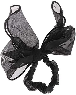 Korean chiffon fabric head rope headdress Cute Girls Women Big Bow Hair Tie Rope Scrunchie Ponytail Holder Headband