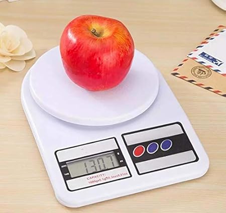 Roid Flyson Digital Kitchen Weighing Machine Multipurpose Electronic Weight Scale with Backlit LCD Display for Measuring Food, Cake, Vegetable, Fruitby