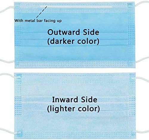 Protective face mask made of blown nonwovens with a center layer, priced at $13.99.