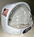 Jacobson Hat Company Adult Toy Space Helmet NASA Astronaut Hat Mask Plastic Costume Accessory,White,One Size