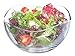 Large Clear Glass Wavy Salad Bowl, Mixing Bowl, All Purpose Round Serving Bowl…