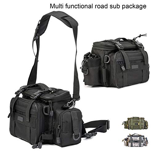 Saniswink1 Angeltasche, Outdoor-Sport, Einzelschulter, Gürteltasche, Angelköder, Spule, Aufbewahrungstasche, Tasche… – Bild 8