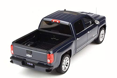 GT Spirit 2018 Chevy Silverado, Blue Metallic GT212 - 1/18 Scale Resin Model Toy Car