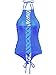 Amoretu Womens Ribbon Bodysuits Halter Teddy Lingerie